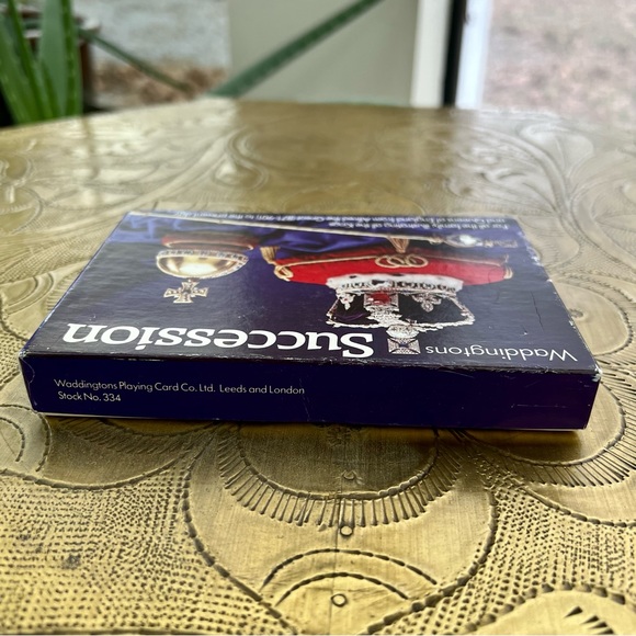 1976 Card Game Waddingtons Succession Kings Queens of England (62 cards) boxed - Picture 4 of 8